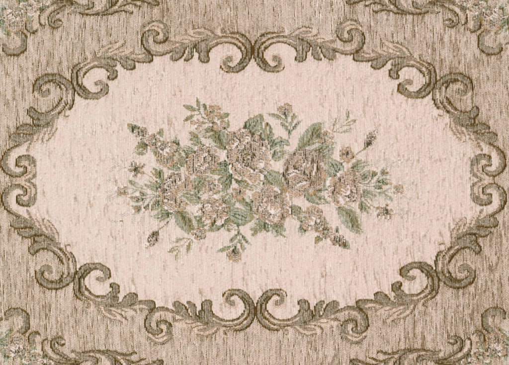 Tappeto Velour Antiscivolo Disegno Operà By Suardi - 175x240 - Tortora