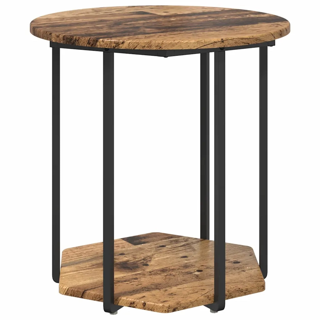 Set tavolini con lo scaffale 2 pcs Marrone 869718