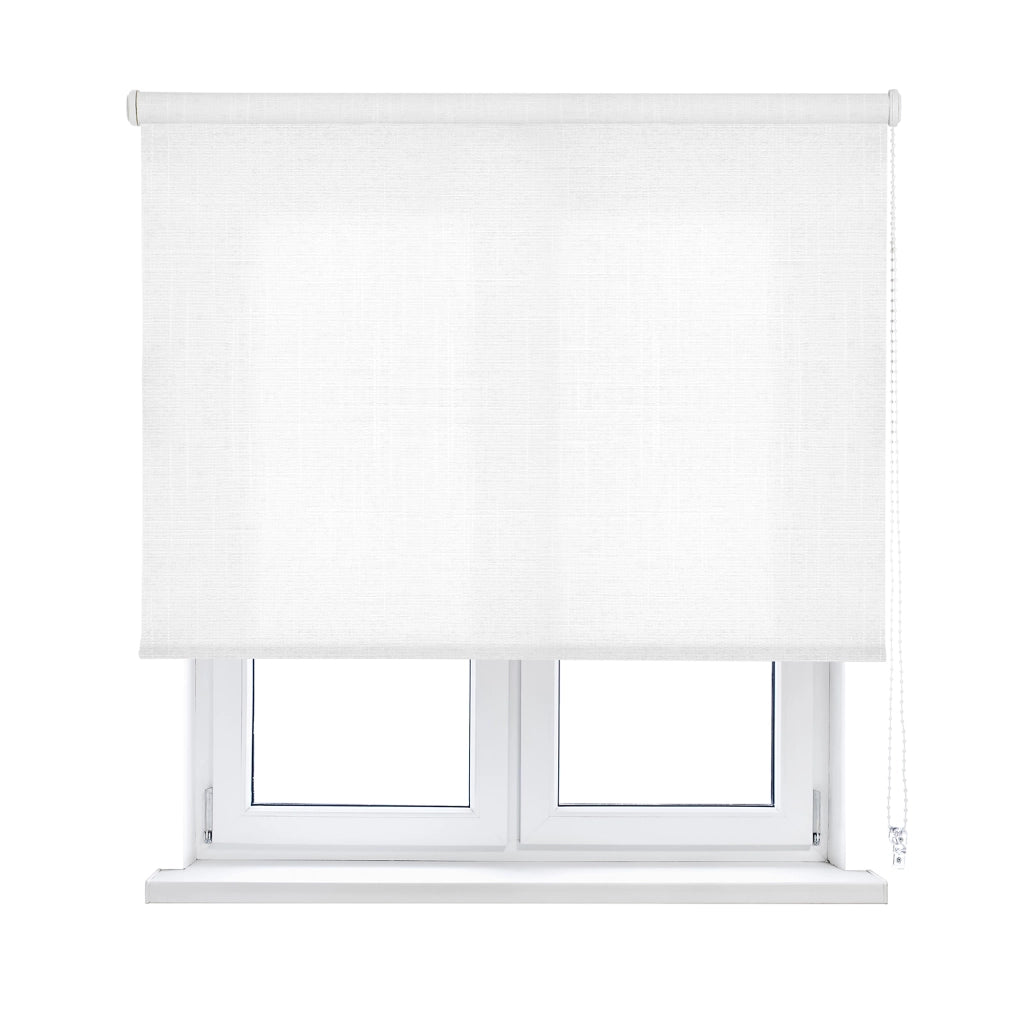 VIEWTEX Tenda a rullo Traslucida Shape Bianco 220 X 250cm - Made in Europe - 5 anni di garanzia