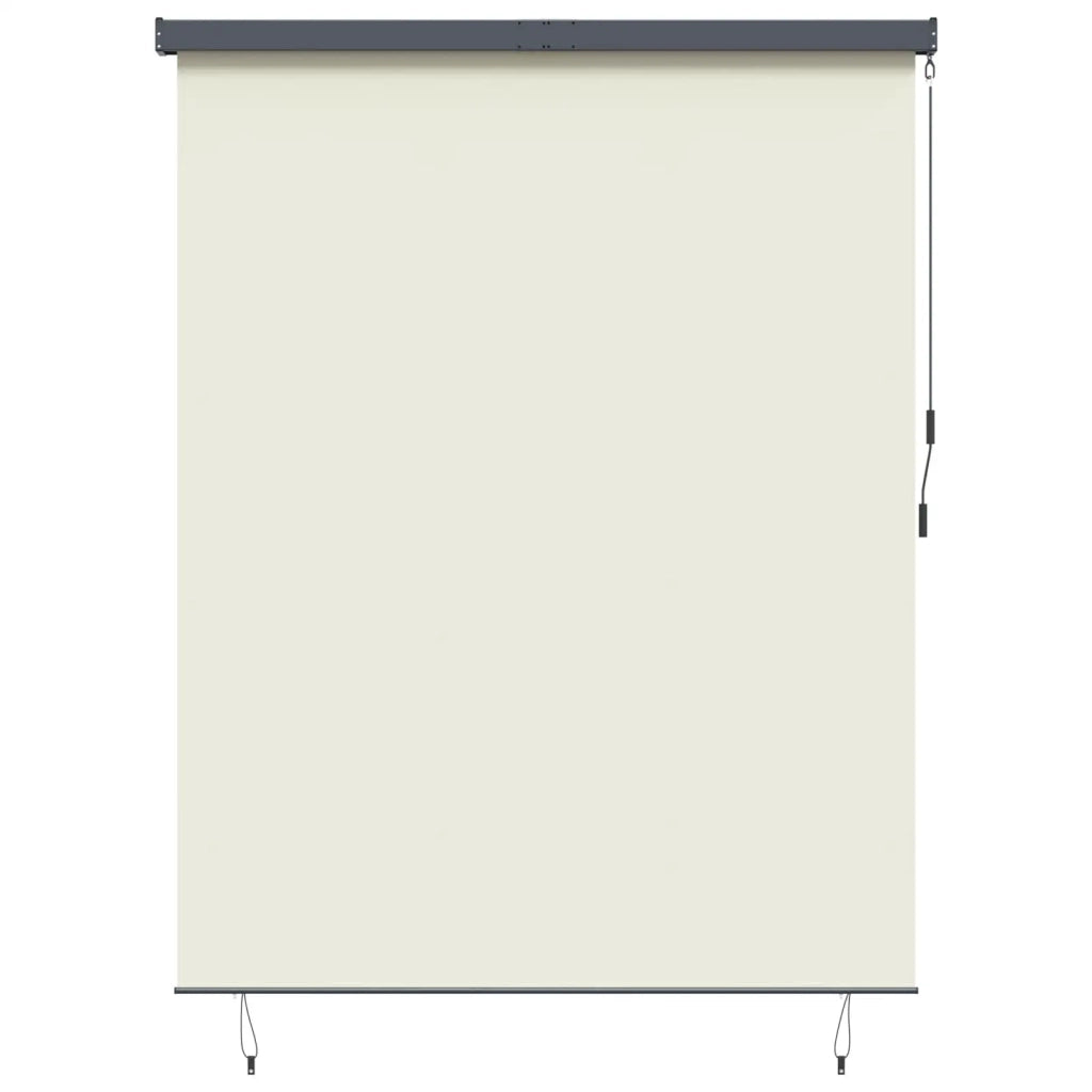 Tenda a rullo | Tenda avvolgibile Crema 200 x 250 cm Tessuto e Alluminio