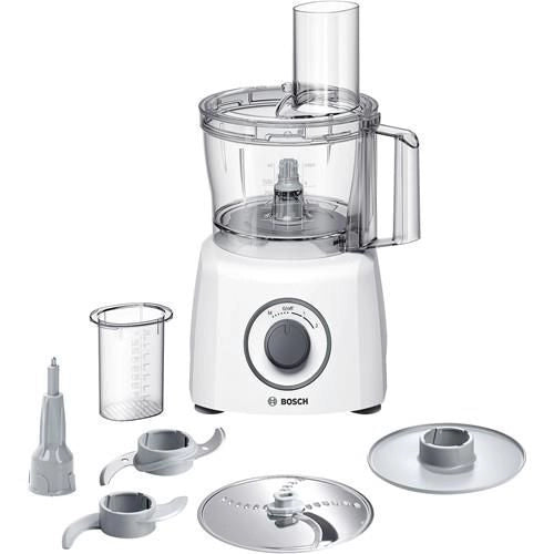 Bosch MCM3100W MultiTalent 3 Robot da cucina multifunzione 800 W ciotola 2,3 L 2 velocita' turbo accessori inclusi colore Bianco