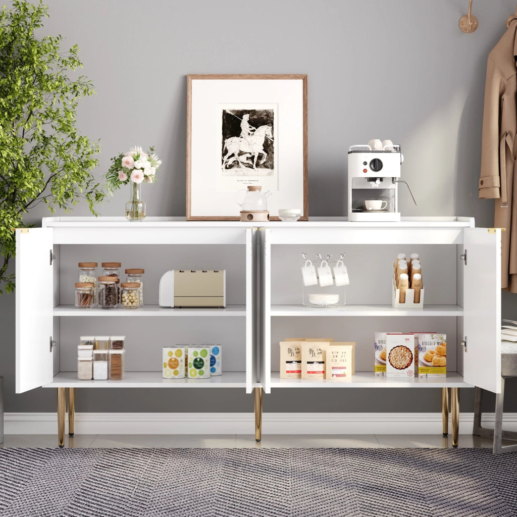 Anrichte moderna e semplice - Zephmum - 140x38x75 cm - Stoccaggio