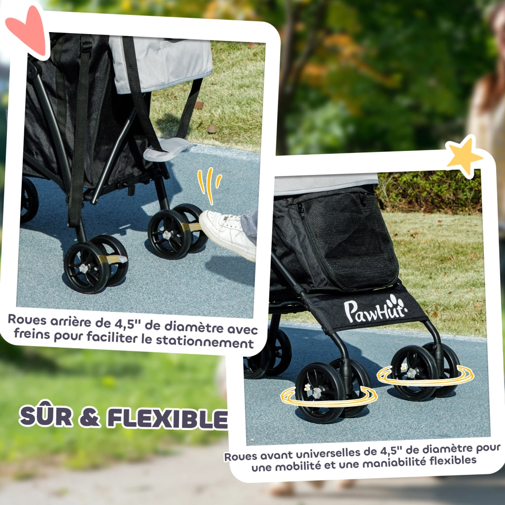 Carrello per cani ¨C Minimal ¨C Grigio chiaro