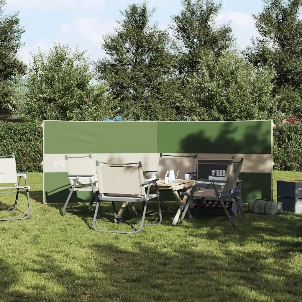 Frangivento da Campeggio Verde 344x120 cm Impermeabile 4009651