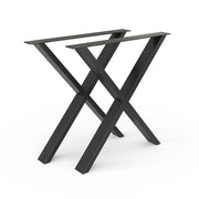 Vicco Gambe per tavolo Nero 70 x 72 cm Forma a X