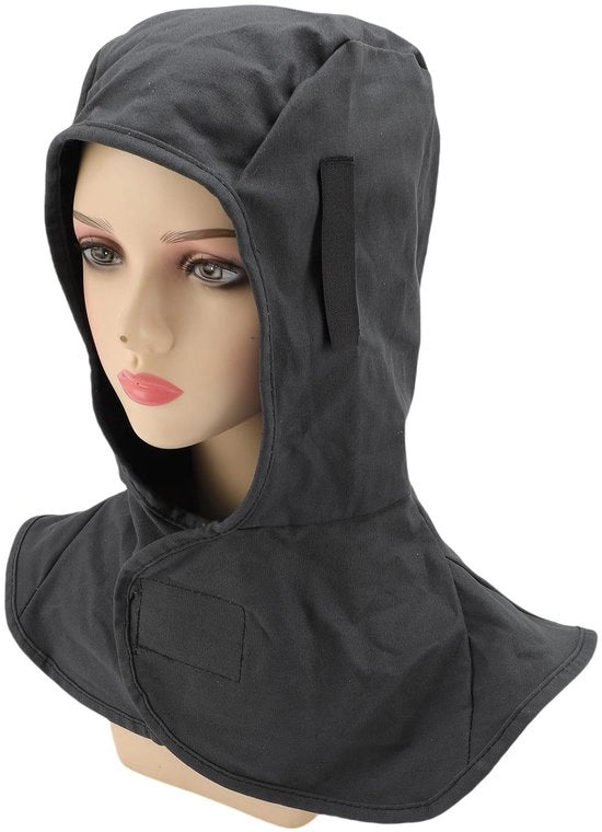 Lashelm Automatizzato - Maschera del Viso Completa - Resistente al Calore - Flessibile - Resistente allo Sfregamento - Protezione del Collo - Cappuccio per Lashelm
