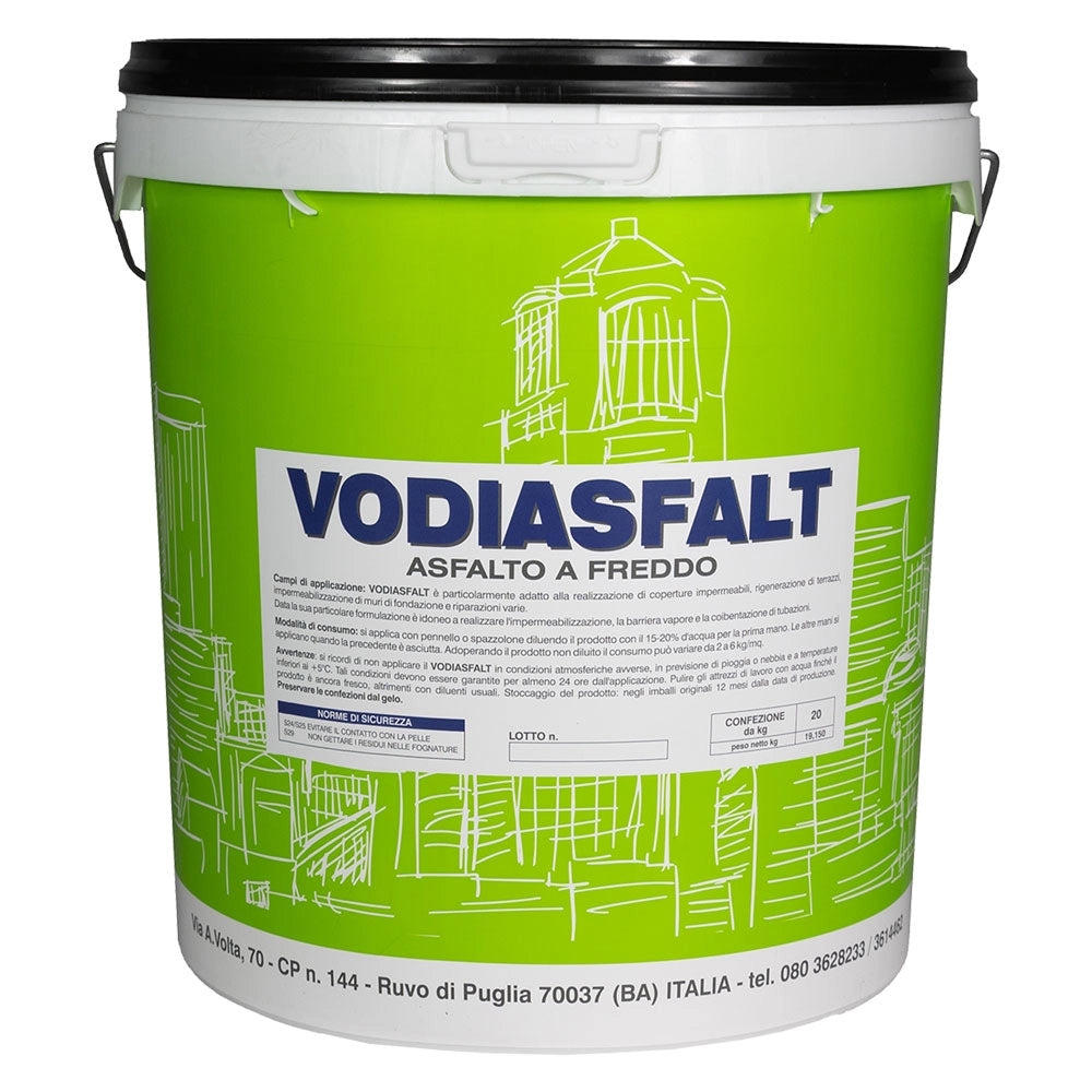 ASFALTO A FREDDO 'VODIASFALT' kg. 20  - VODICHEM