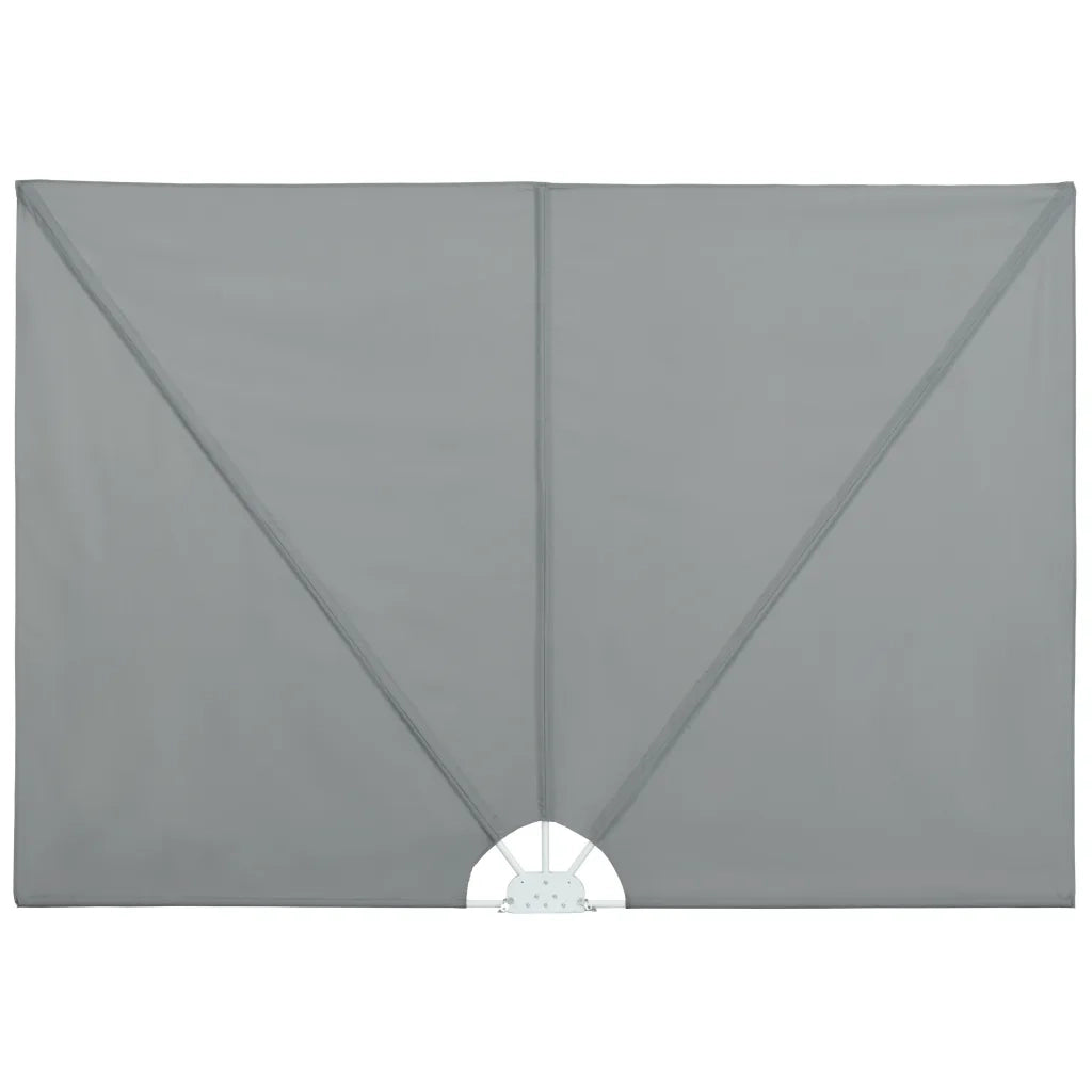 Tenda Laterale per Terrazza Pieghevole Grigio 300x150 cm 44564