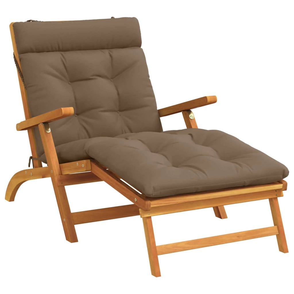 Cuscino per Lettino VIANEN 100% Poliestere Tortora 953940