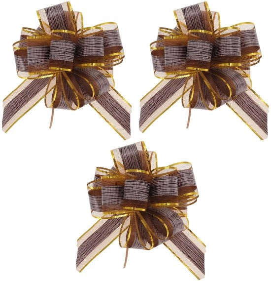 Set di nastri da regalo 3 pezzi - Nastro da regalo - Nastro da appendere - Nastri decorativi - Matrimoni/Festeggiamenti di compleanno - Progetto sostenibile - Nastro da regalo decorativo