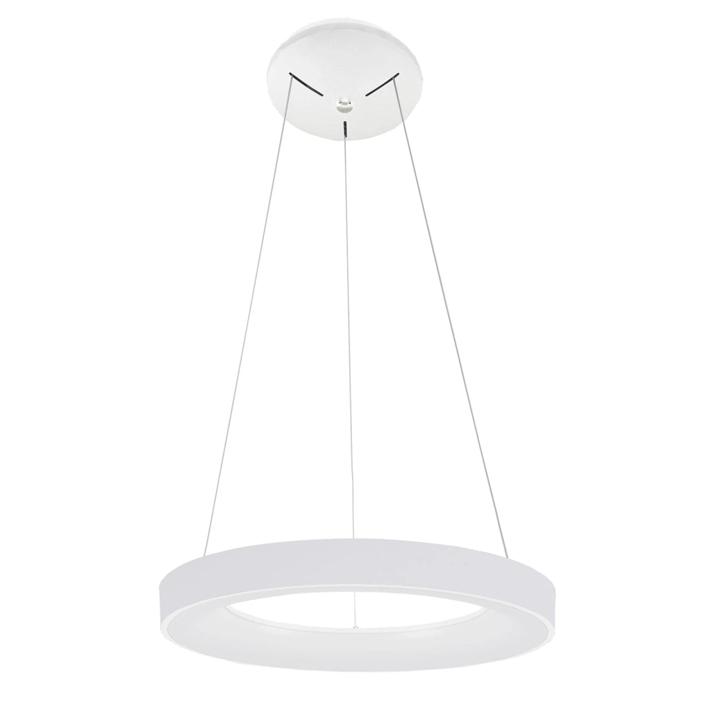 Italux Giulia lampada a sospensione LED bianca Ø48cm