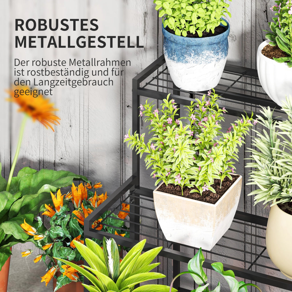 Portavasi a 3 livelli ¨C Minimal ¨C metallo nero