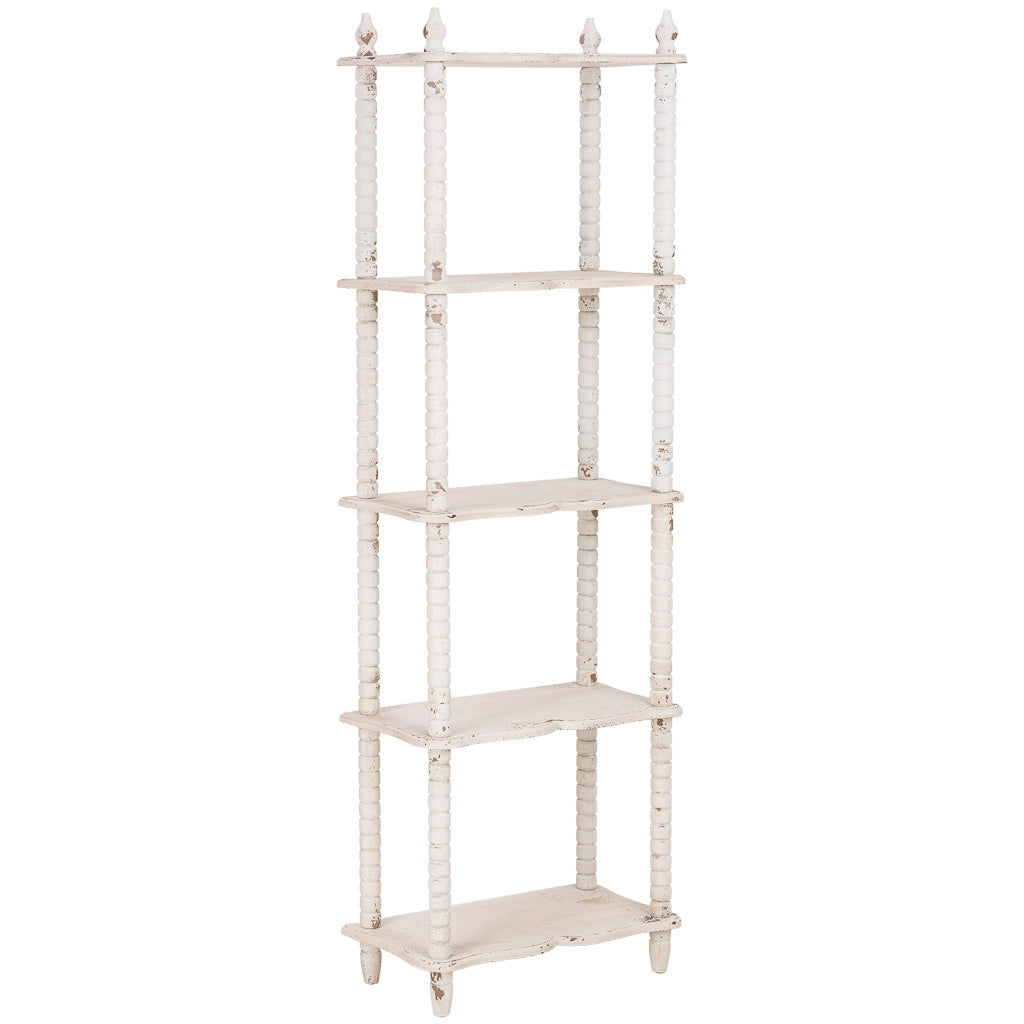 Mensola in legno bianco, 60x30x180 cm (altezza)