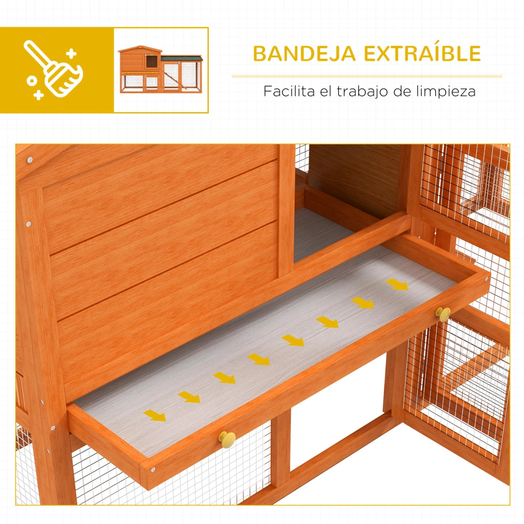Gabbia per Conigli Grande ¨C Minimal ¨C 150x45x85 cm