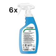 Indo 6 Pezzi x 750 ml, Detergente Multiuso Vetri e Superfici Ecolabel | Liber