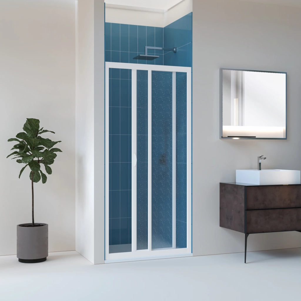 Porta doccia 110 CM in Acrilico mod. Smart con apertura laterale
