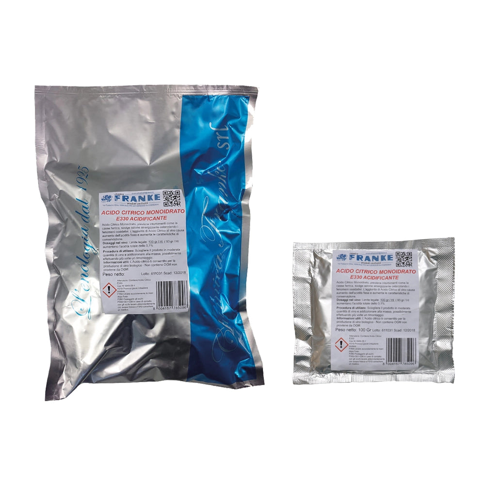 ACIDO CITRICO MONOIDRATO kg. 1  - CHIMICA FRANKE