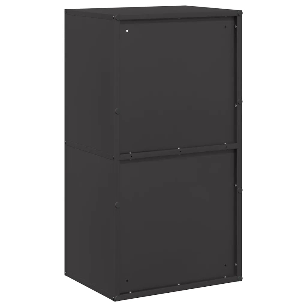 Rastrelliera per Legna da Ardere Nera 40x30x75 cm CFW1888417