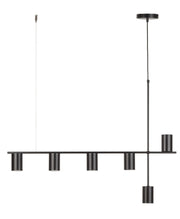 Lampadario moderno decorativo nero Vendo 6xGU10 Sigma Lighting