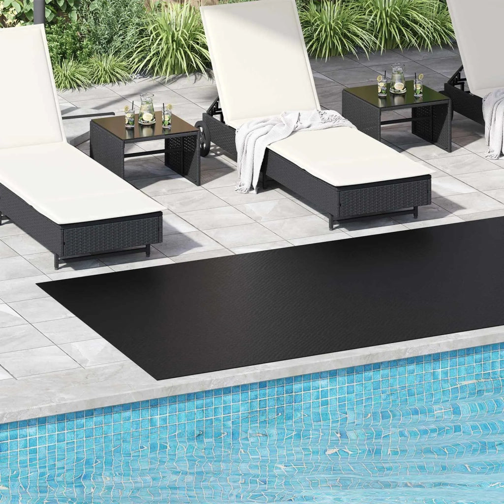 Tappeto per pavimento Nero 1,5 x 4 m Gomma