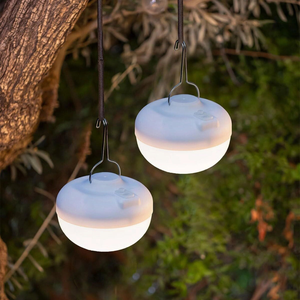 Newgarden LUMCHE011 Cherry Bulb Lampada LED Portatile Ricaricabile 9W 900lm IP54 con Telecomando e Base Magnetica colore Bianco