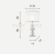 LUME GRANDE TEBE AMBRA E ORO 1 LUCE ATTACCO E27 D.35CM