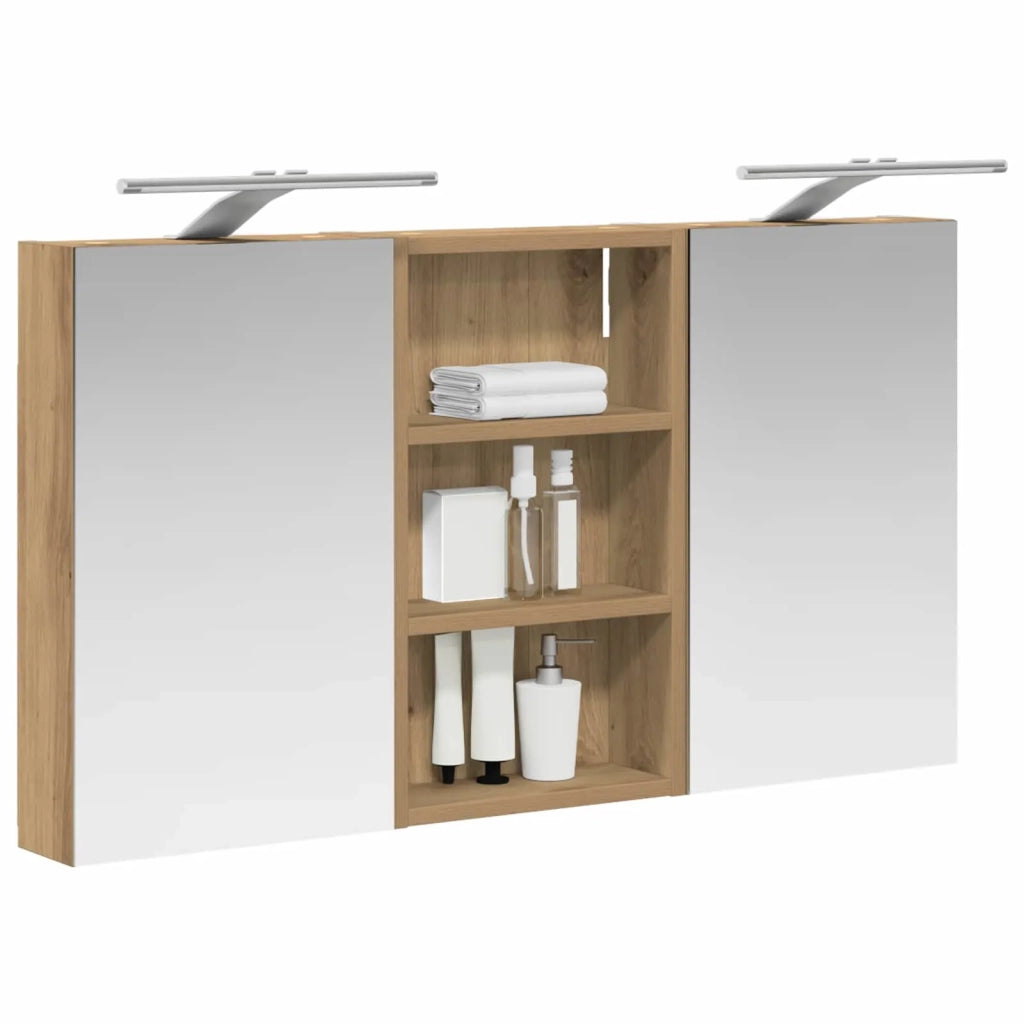 Set di Armadi da Bagno con lo scaffale 3 pcs 90 x 10,5 x 50 cm 3403679