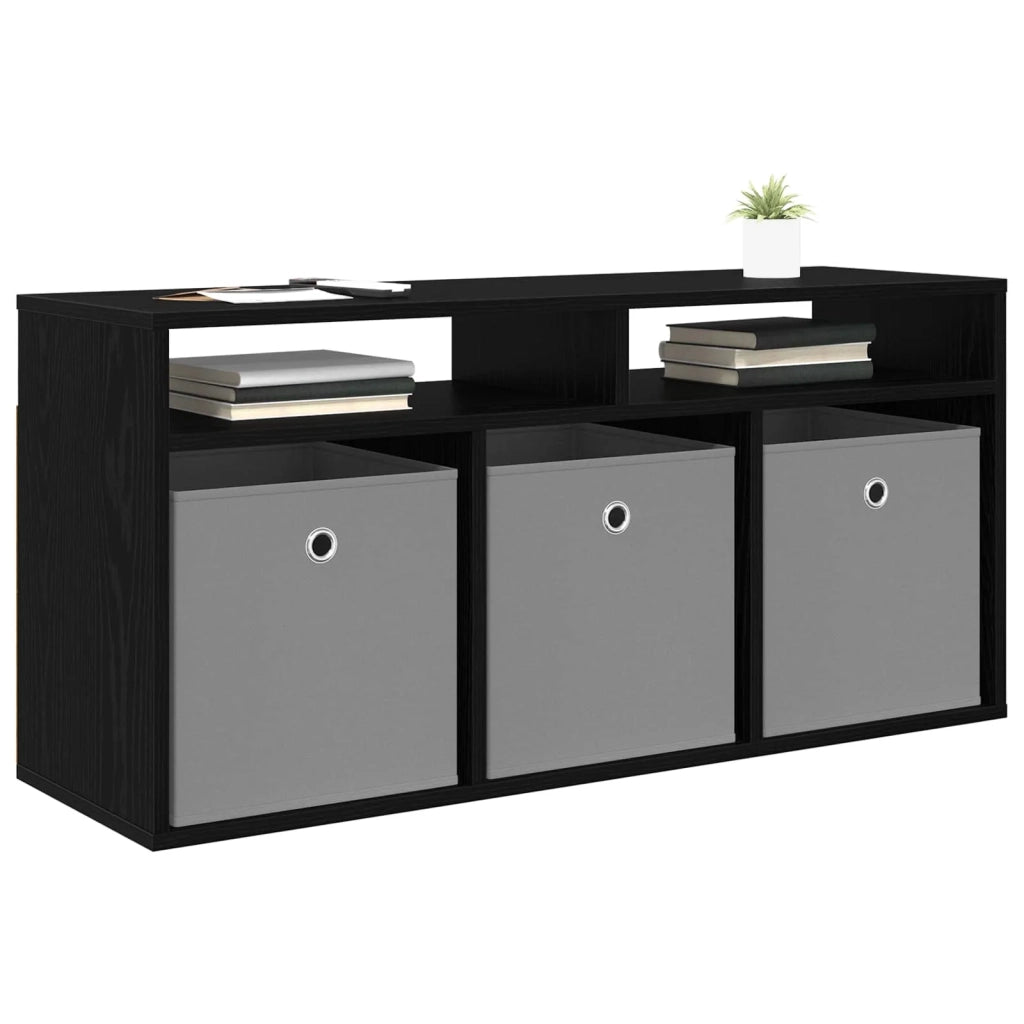 Lowboard con cassetto Rovere Nero 102 x 32 x 48,5 cm 8000589