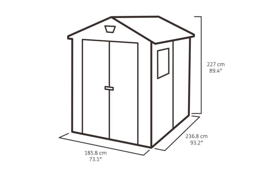 Keter Manor Casetta in plastica