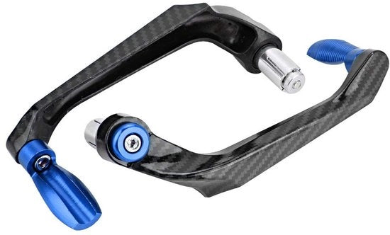 Protezione contro le vibrazioni universale - 7/8 Pollici - Lega di alluminio - Motocicletta - Blu - Duraturo - Protezione del manubrio