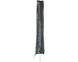 Parasole con Copertura - Grigio - Ø 2 m - 140x19/32 cm - PE