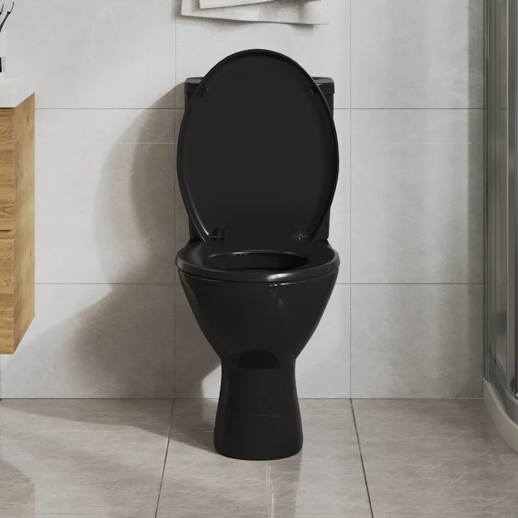 Copriwater Ammortizzato a Sgancio Rapido Nero 145016