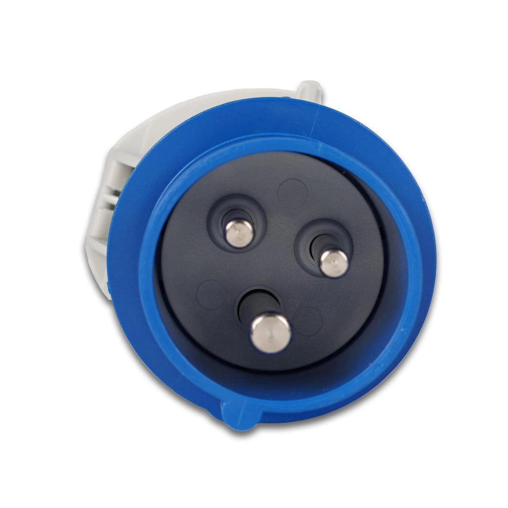 Adattatore Industriale Spina 2 Poli + Terra 16A per Presa Schuko IP44 16A