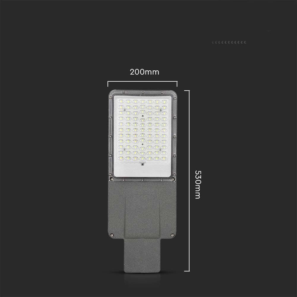 Lampione solare LED V-TAC 40W IP65 2500lm 6500K telecomando