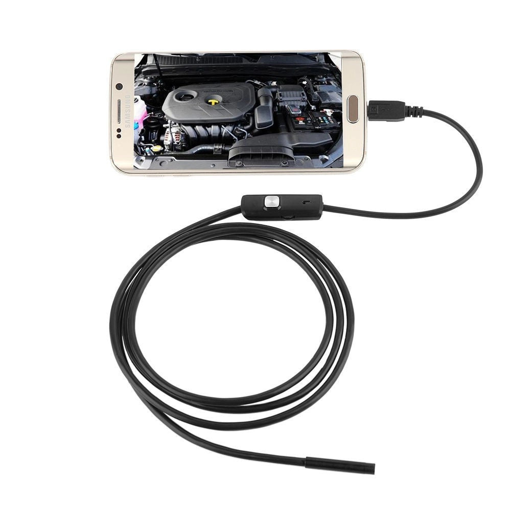 Trade Shop - Telecamera Endoscopica Ispezione Micro Usb Per Android Con Funzione Otg 2mt -