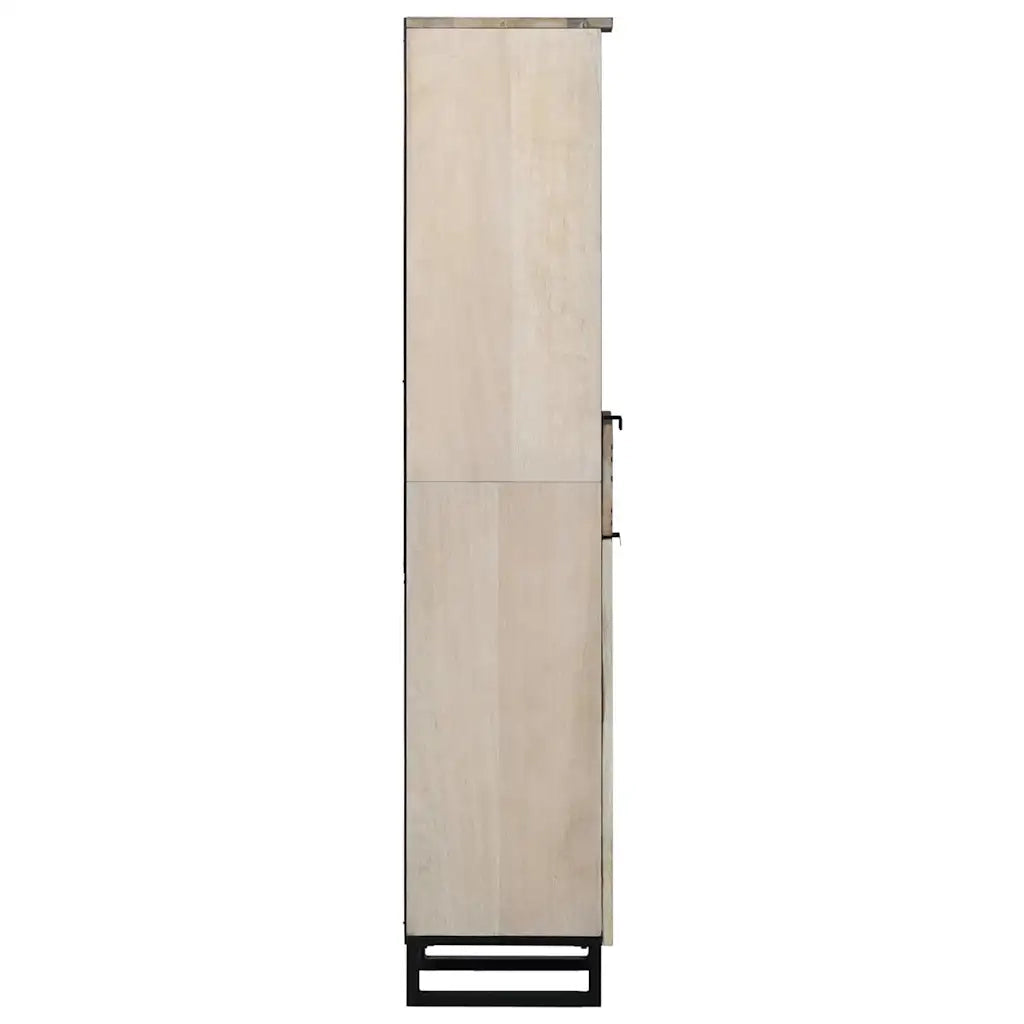 Armadio per Lavabo da Bagno-Armadietto da bagno-Mobiletto da bagno con porta Bianco 38 x 33 x 160 cm