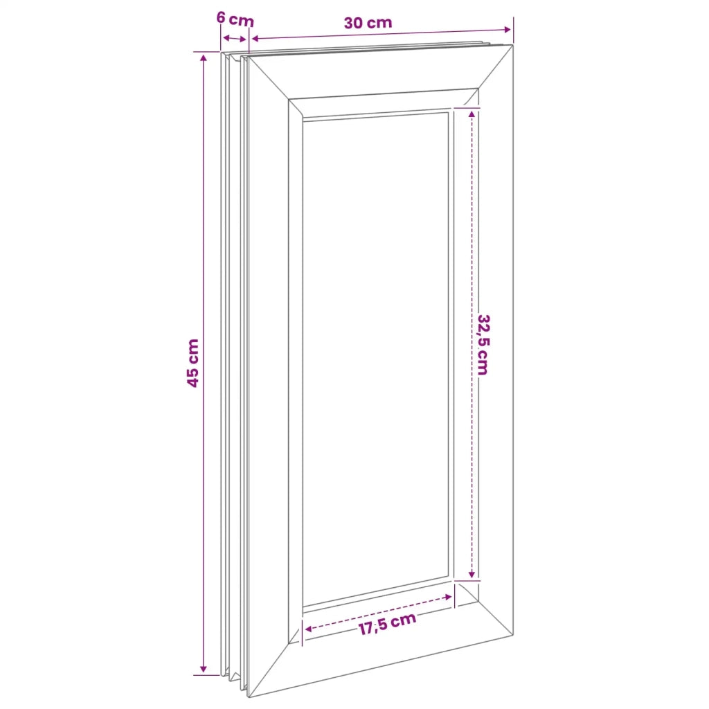 Finestra Cantina RISOR 30 x 45 cm PVC e Vetro 42047970