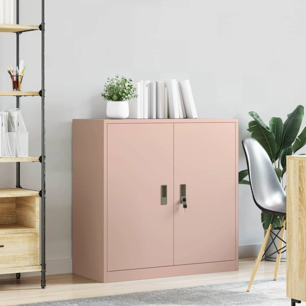 Armadio Rosa 90 x 40 x 90 cm Acciaio