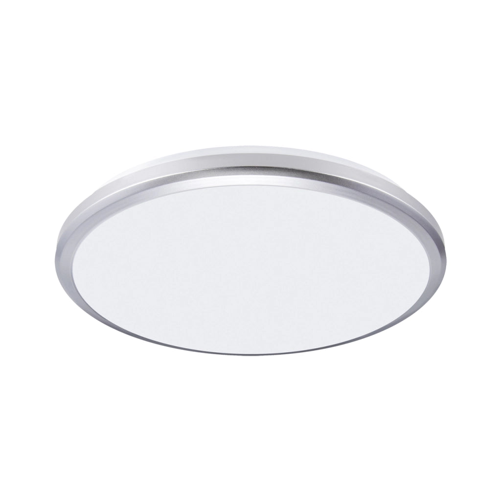 Plafoniera LED Struhm Planar Ø31cm 24W 4200K IP54 argento