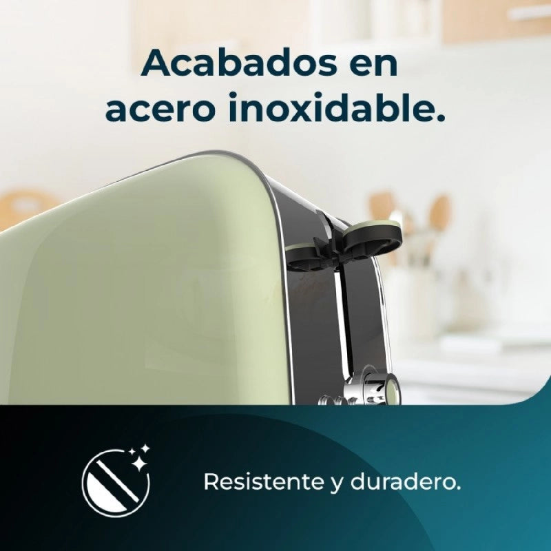 CECOTEC 04824 - Tostapane Toastin' time 1500 Green