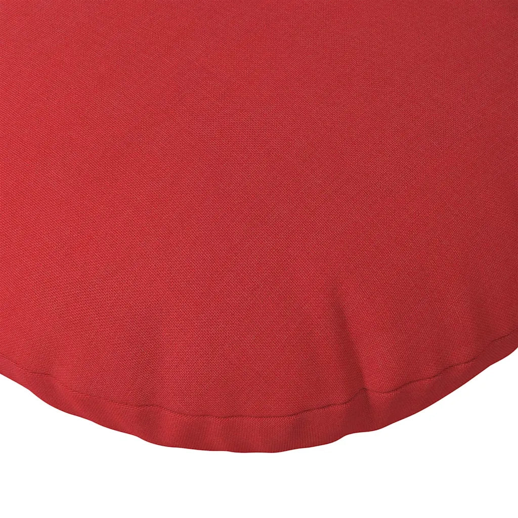 Cuscini per Seduta 2 pcs Rosso Ø30 x 13 cm Tessuto 42014095