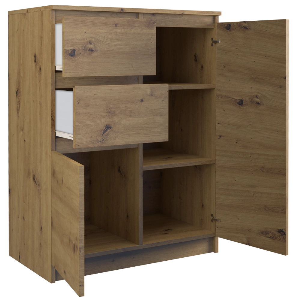 Cassettiera MALWA 2d2s artisan per camera e soggiorno