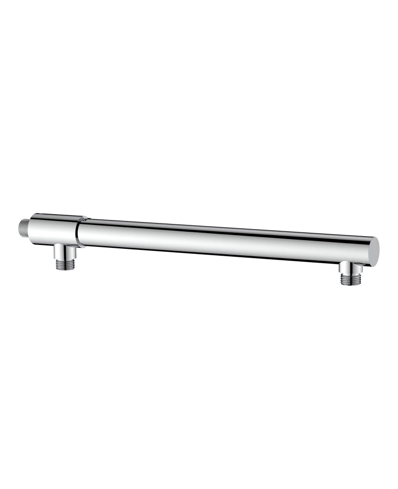 Braccio doccia con deviatore in cromo 40 cm