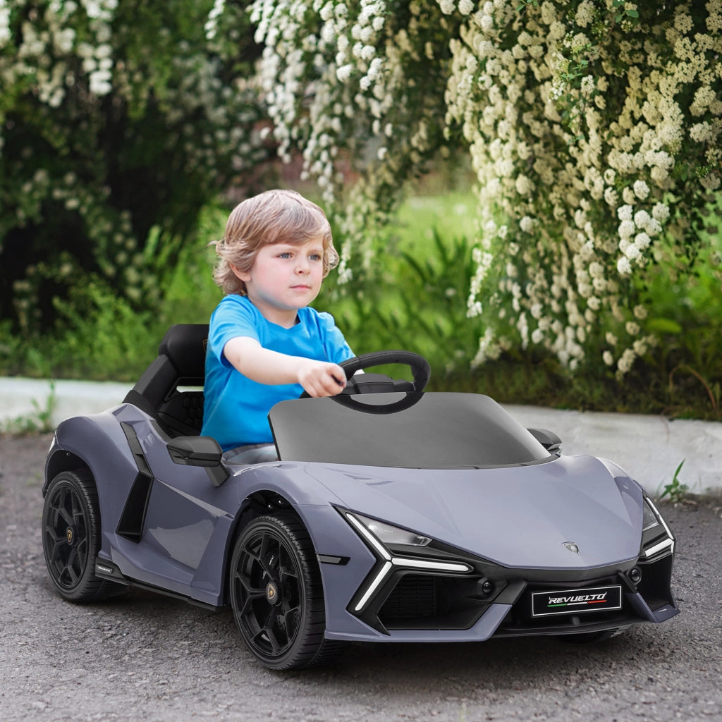 Auto Elettrica per Bambini ¨C zephmum ¨C Telecomando, Grigio