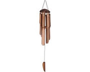 Gong da 90 cm per giardino Feng Shui resistente all'umidità con bambù e cocco.