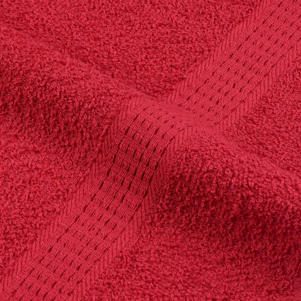 Set di asciugamani 6 pezzi FROGN Rosso 360 g/m² 137089