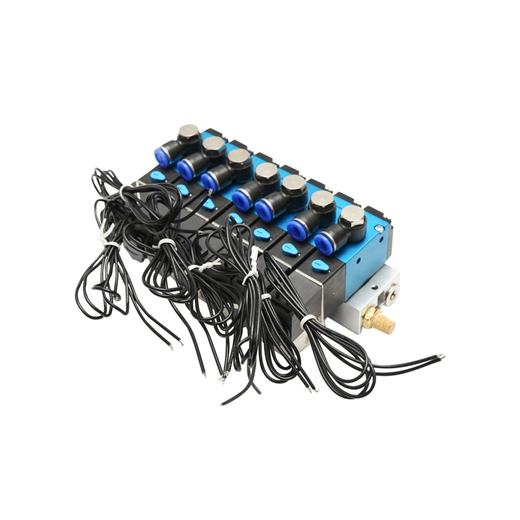 Scatola elettrovalvola verricello CD Trattore forestale 12V 5 chiusi, 2 aperti