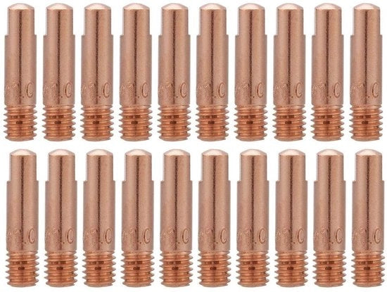Tecniche di Lavorazione - Copronotte in Ottone da 20 Unità - 0,8mm/1,0mm - Accessori di Consumo per Lavorazione - MIG/MAG - Prodotti di Alta Qualità - Applicazioni Industriali - Copronotti in Ottone
