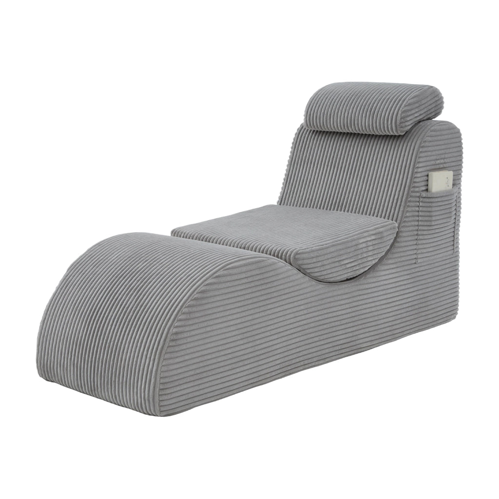 Poltrona Relax Ergonomica ¨C MINIMAL ¨C Tessuto Grigio Chiaro