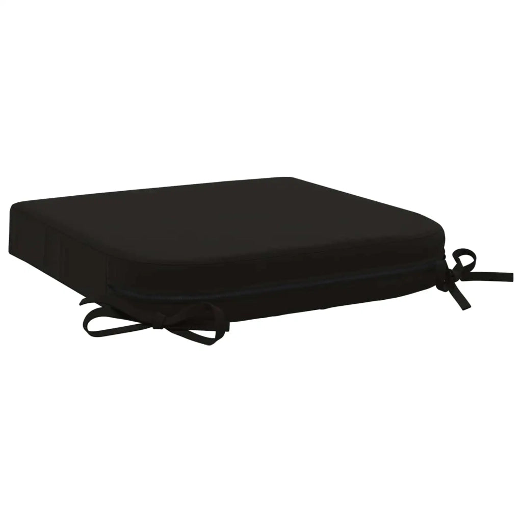 Cuscini per sedile a 4 pezzi SOEST 4 pcs 100% Poliestere Nero 945196
